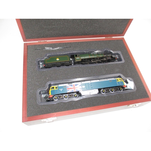 266 - Bachmann Limited Edition Set with Sound Fitted, in a Wooden Box, and Jubilee 45552 Silver Jubilee DC... 