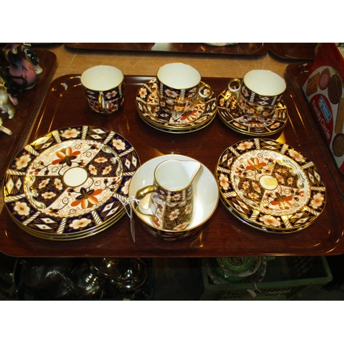 293 - Fifteen Pieces of Royal Crown Derby 2451 Pattern Coffee China