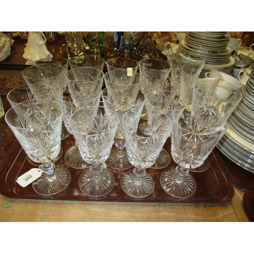 302 - Suite of Edinburgh Crystal Wine Goblets