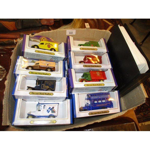 333 - Box of Oxford Die Cast Vehicles and Catalogue