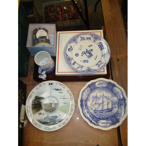 339 - Spode Nelson Plate, Coalport 40th Anniversary of Second World War Plate and Other Items