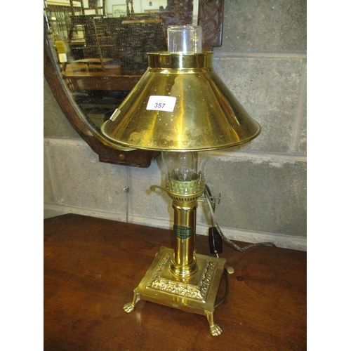 357 - Orient Express Brass Lamp