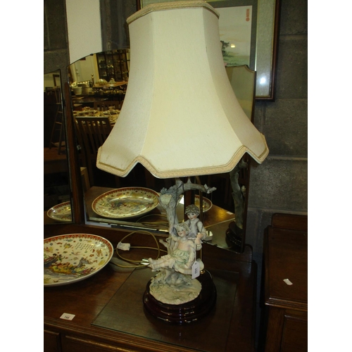 359 - Naples Figure Lamp