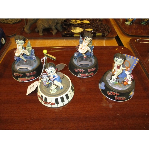 386 - Four Betty Boop Limited Edition Figures