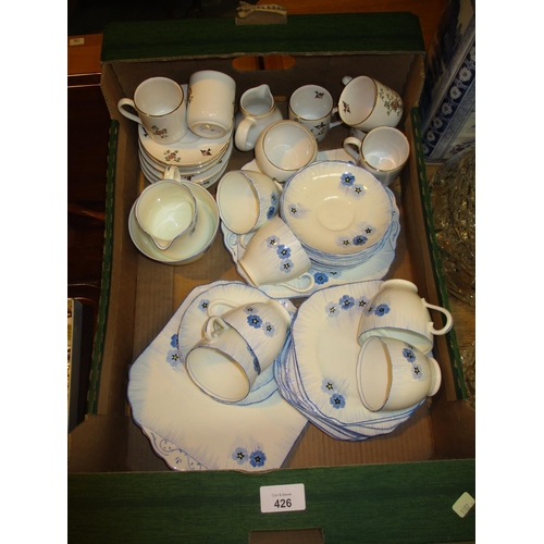 426 - Radfords Crown China Tea Set and a Holkham Coffee Set