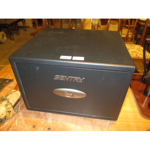 437 - Sentry Safe with Key