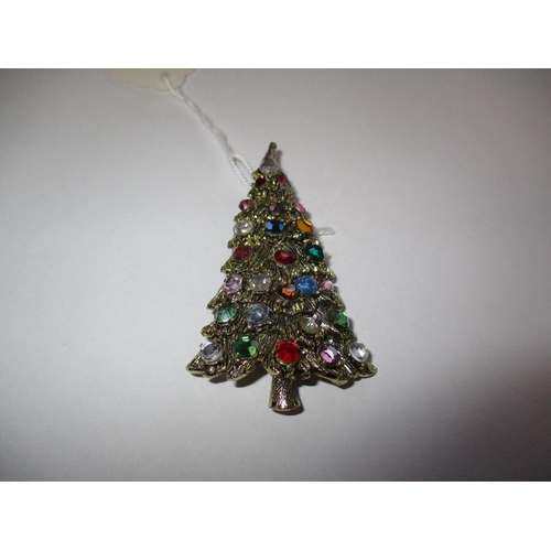 496G - Christmas Tree Brooch