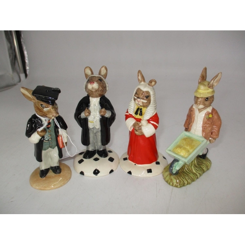 532 - Four Royal Doulton Bunnykins Figures DB60, DB156, DB188, DB214, 1990's