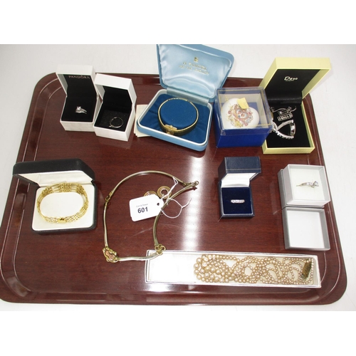 601 - Selection of Silver and Other Jewellery, Watch etc