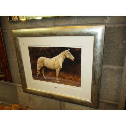 657 - Stan Kaminski, Signed Print of a Horse