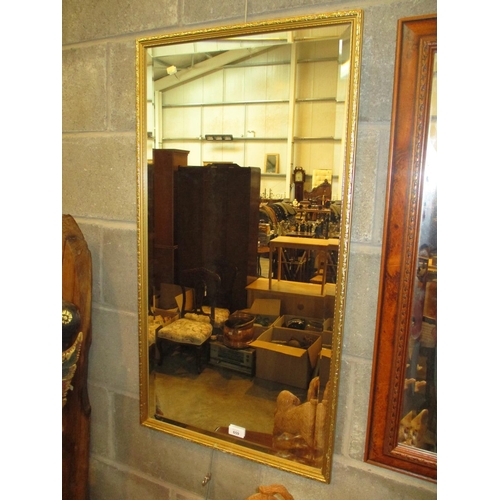 659 - Gilt Frame Wall Mirror, 92x49cm