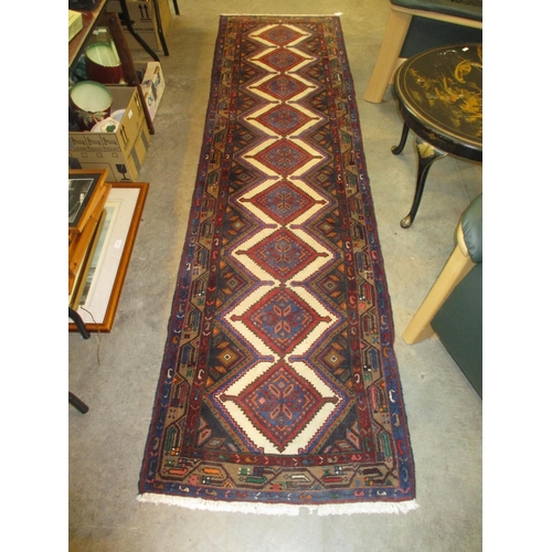 676 - Persian Wool Runner, 285x75cm