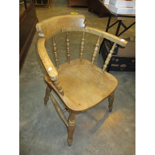 708 - Spindle Back Smokers Bow Chair