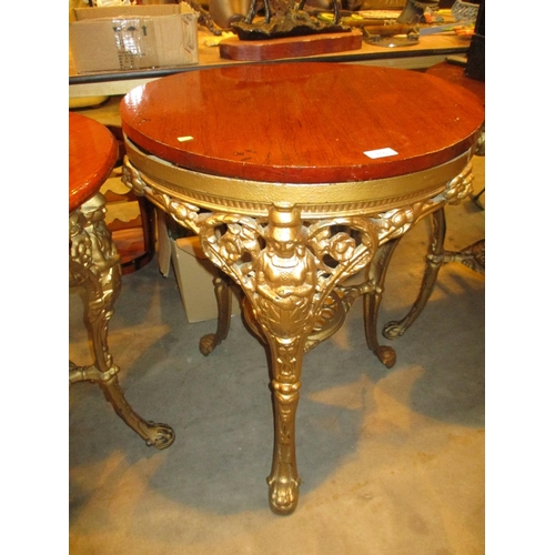 715 - Cast Metal Base Britannia Table