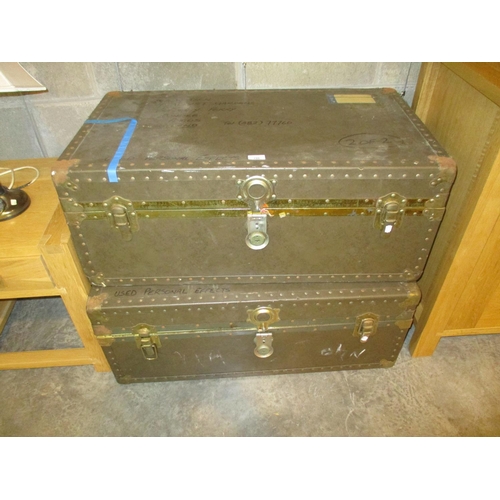 786 - Two Vintage Trunks