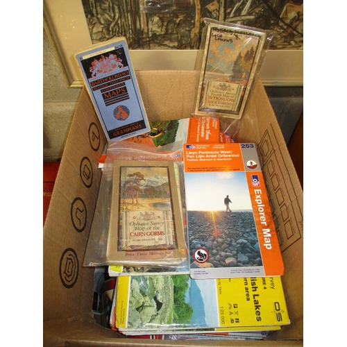 107 - Box of OS and Other Maps