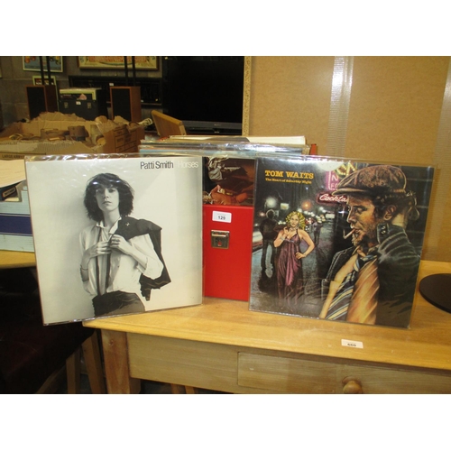 129 - Case of LPs including Bruce Springsteen, JJ Cole, Lou Reed etc