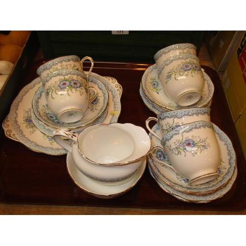 172 - Royal Albert Gem Tea Set, 19 pieces