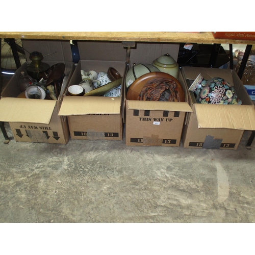 211 - Four Boxes of Decorative Items