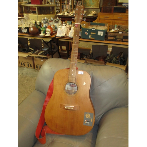 216 - Stagg Acoustic Guitar, Serial No. 8501/112