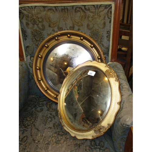 232 - Two Convex Wall Mirrors