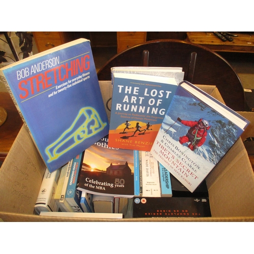 279 - Box of Mountaineering and Other Books and DVDs