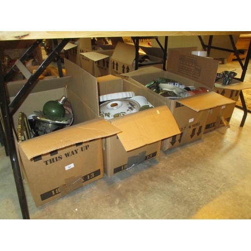 64 - Four Boxes of Decorative Items etc