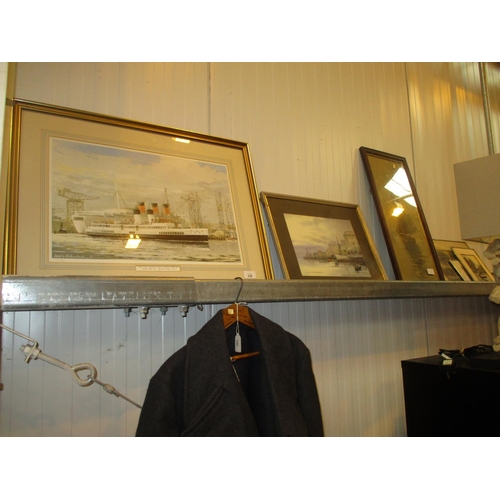 339 - Ian G Orchardson, Signed Print of The Wee Queen Mary, Cecil Hodkinson Watercolour and 4 Other Pictur... 