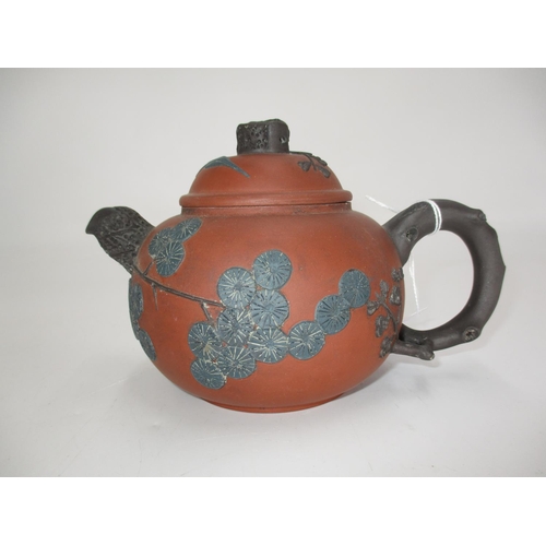 372 - Chinese Terracotta Pottery Tea Pot