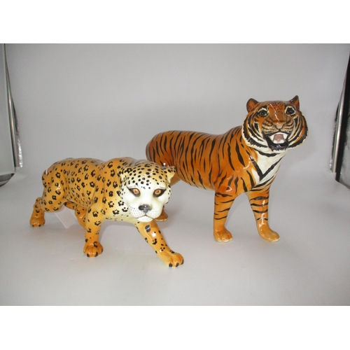 387 - Beswick Tiger and Leopard