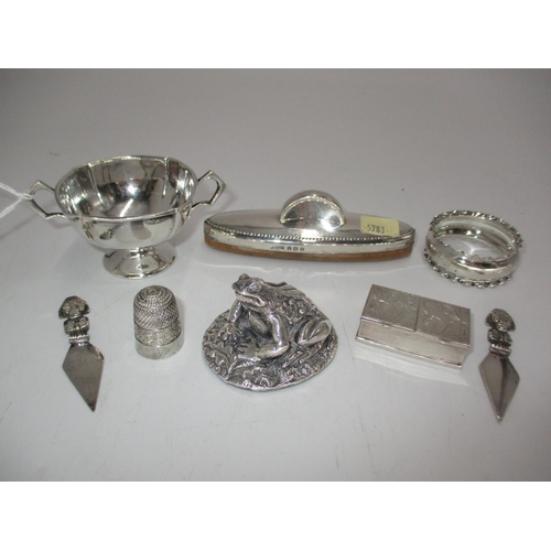 418 - Eight Small Silver Items