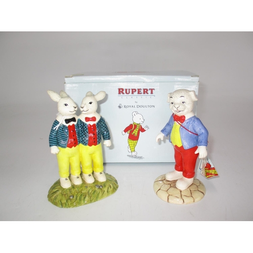 420 - Royal Doulton Reggie and Rex and Algy The Pig