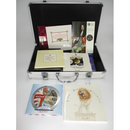 422 - Case with Royal Mint Uncirculated Coins etc