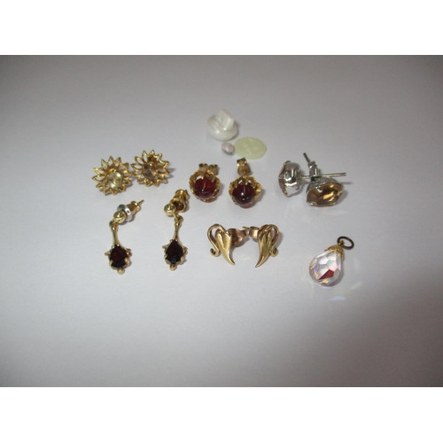 426 - Three Pairs of 9ct Gold Earrings and Others