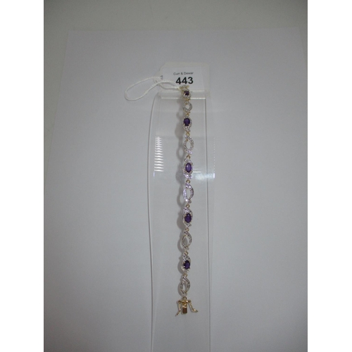 443 - Amethyst Bracelet