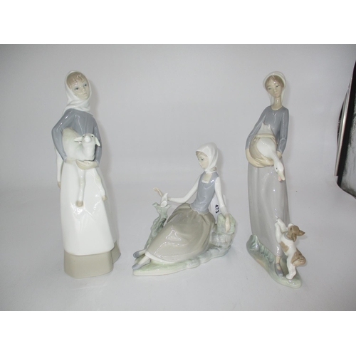 473 - Three Lladro Figures