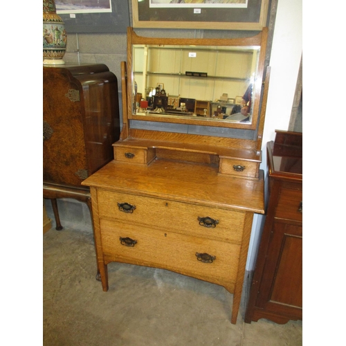 703 - 1920's Oak Dressing Chest, 92cm