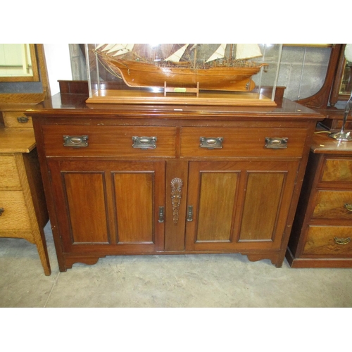 704 - Late Victorian Sideboard, 137cm