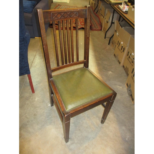 635 - Set of 8 1920's Dining Chairs