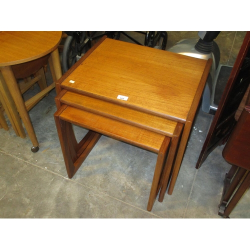 669 - Teak Nest of 3 Tables