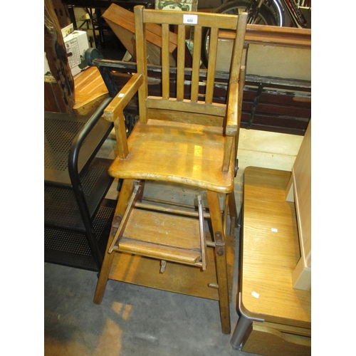 680 - Vintage Metamorphic High Chair