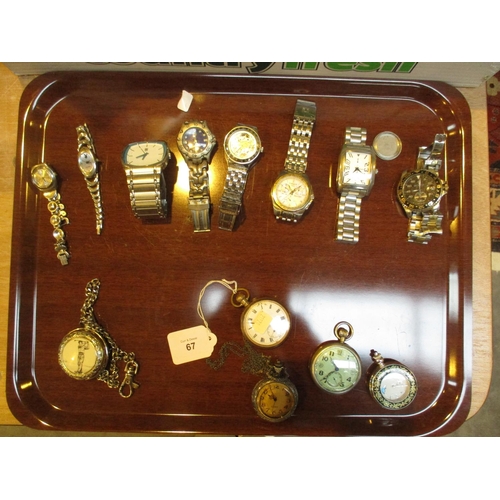 67 - Jaegar Le Coultre Military Issue Pocket Watch and Various Other Watches