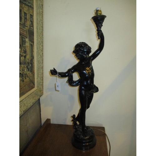 90 - Cherub Figure Table Lamp