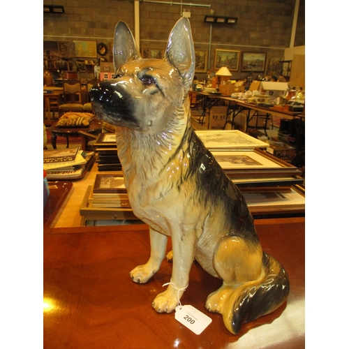 200 - Beswick Fireside Alsatian No 2410