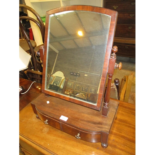 215 - 19th Century Mahogany Toilet Mirror