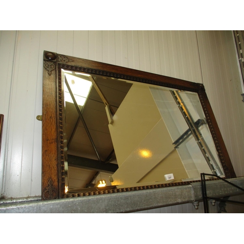 247 - Oak Frame Wall Mirror