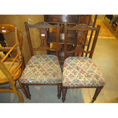 485 - DISPOSED - Set of 4 Late Victorian Dining Chairs