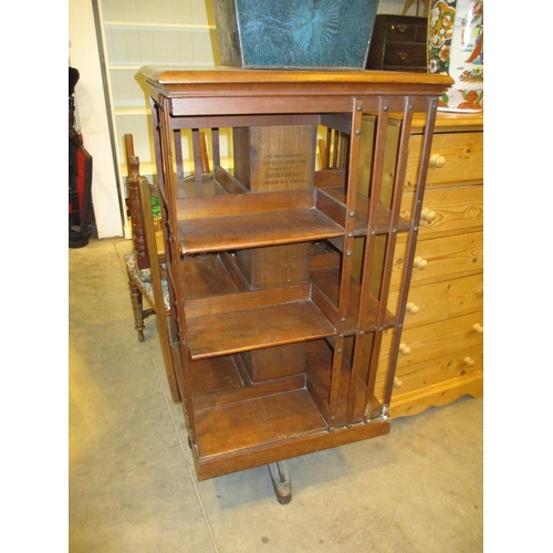 486 - The American Patent Revolving Bookcase Manufactured by Trubner & Co. Ludgate Hill London