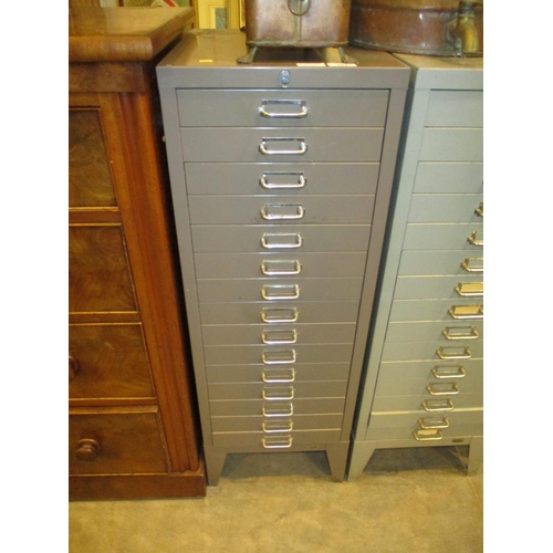 493 - Stor 15 Drawer Index Chest with Key