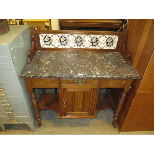 495 - Victorian Marble Top Washstand, 91cm